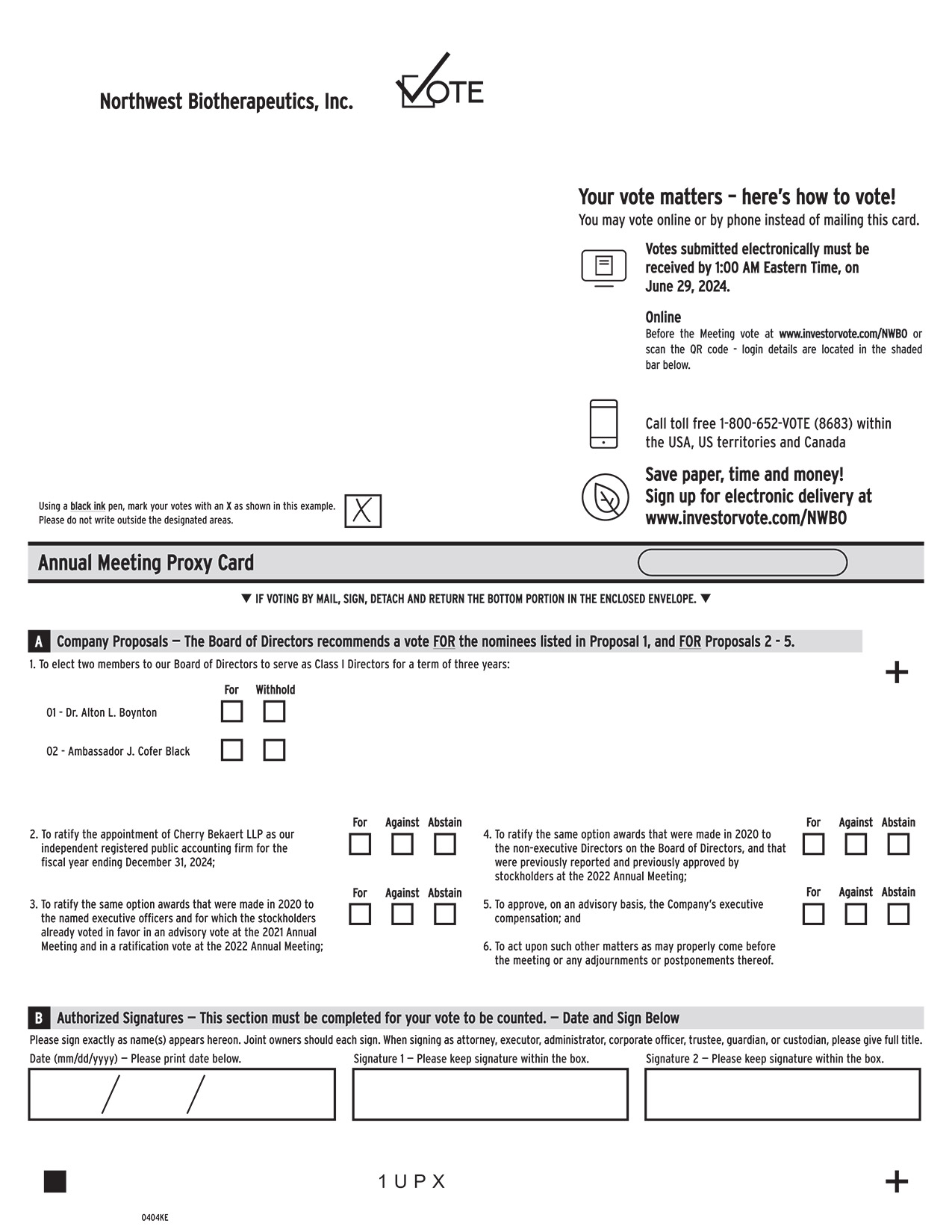 [MISSING IMAGE: px_24northproxy01pg01-4c.jpg]